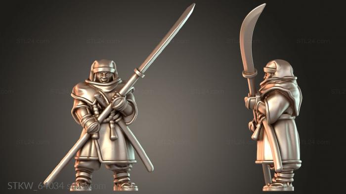 Samurai Warfare Monk Naginata Sentinel