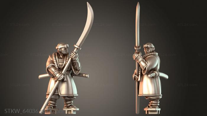 Samurai Warfare Monk Naginata Champion