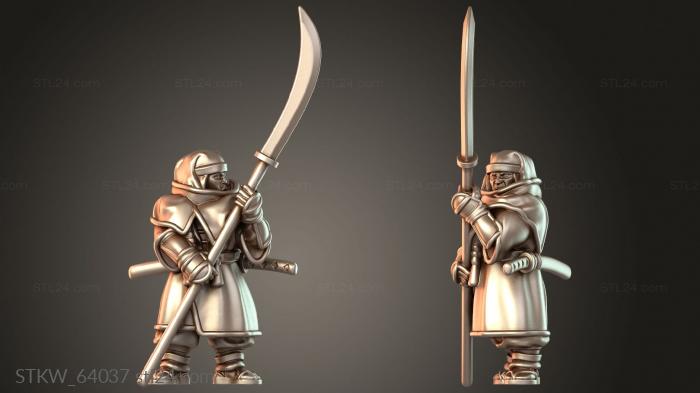 Samurai Warfare Monk Naginata Defender