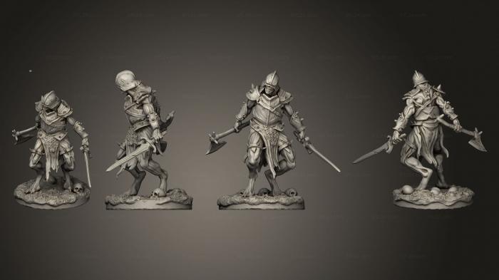 Military figurines (Footmen 04, STKW_6404) 3D models for cnc