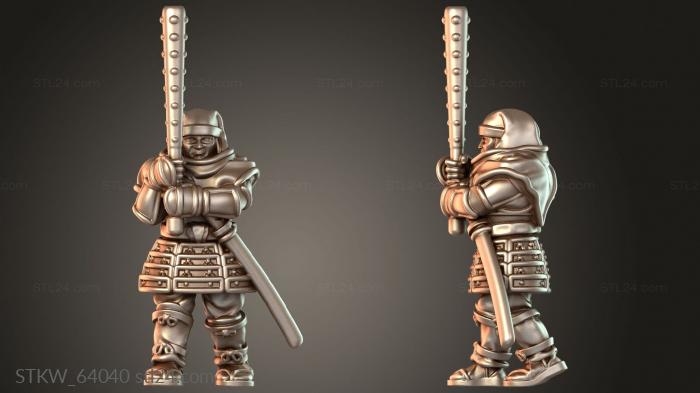 Samurai Warfare Monk Tetsubo Veteran