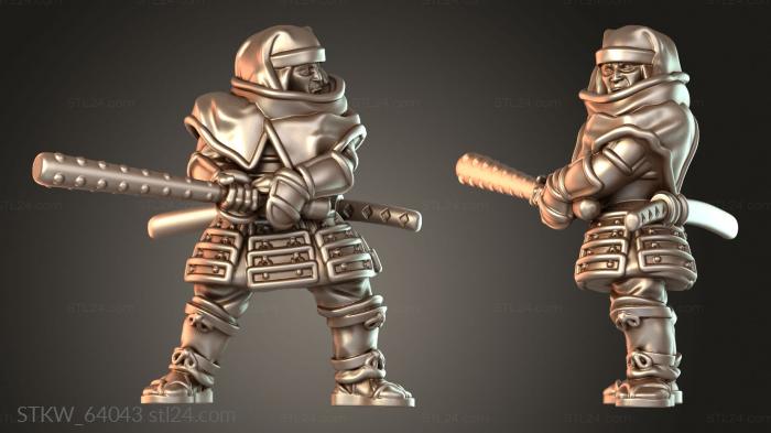 Samurai Warfare Monk Tetsubo Champion