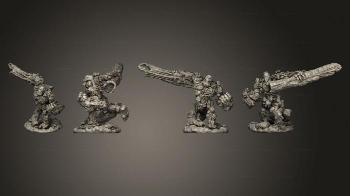 Military figurines (Forest Elemental Pose 01 003, STKW_6411) 3D models for cnc