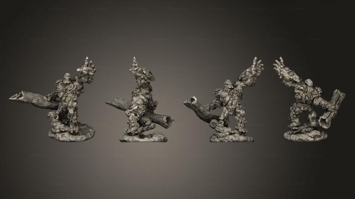 Military figurines (Forest Elemental Pose 01 004, STKW_6412) 3D models for cnc