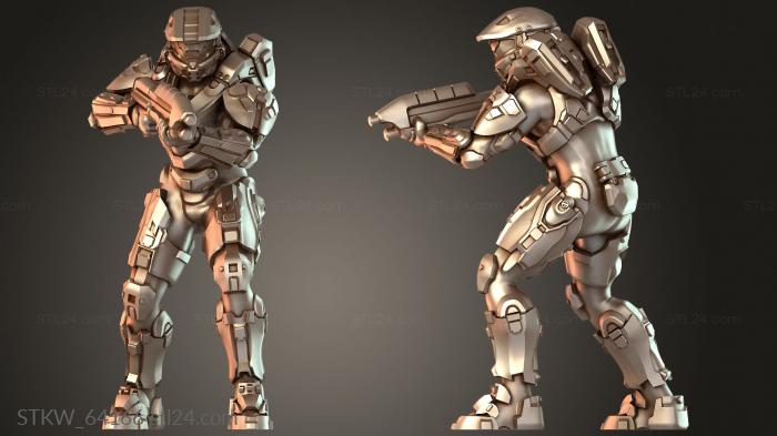 San Blue Gen Master Chief Assault Rifle
