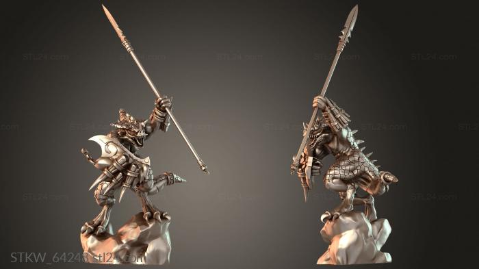 SAURUS WITH SPEAR Stalwart