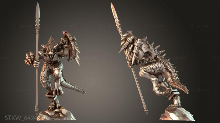 SAURUS WITH SPEAR Lurking