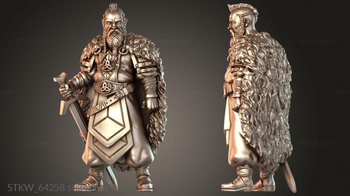 Military figurines (Savage Esben, STKW_64258) 3D models for cnc
