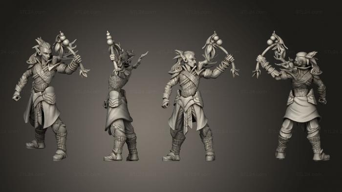 Military figurines (Forest Elve 14, STKW_6426) 3D models for cnc
