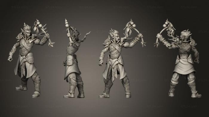 Military figurines (Forest Elve 15, STKW_6427) 3D models for cnc