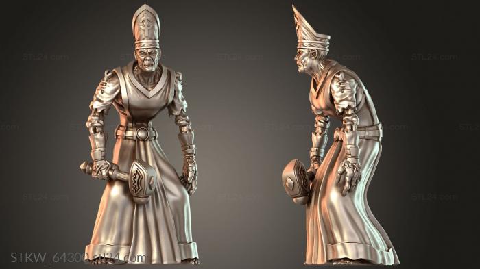 Scarlet Monastery Undead Inquisitor with Mace