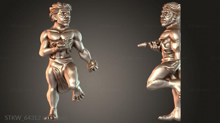 Military figurines (SCENICS Victim Standalone, STKW_64312) 3D models for cnc