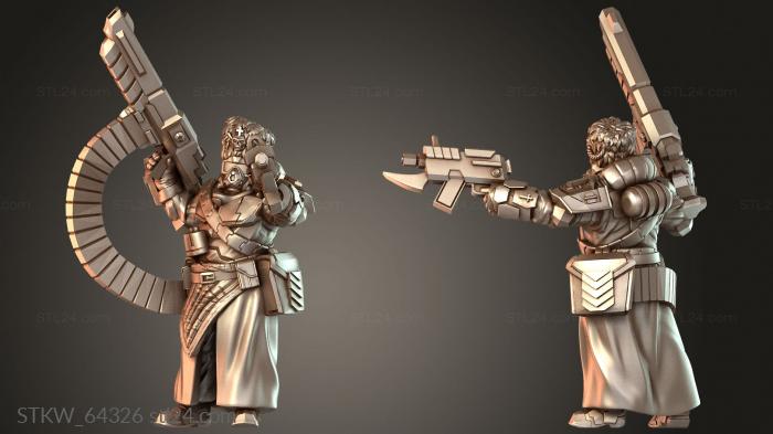 Sci Fi Firstborn Heavy Gunner