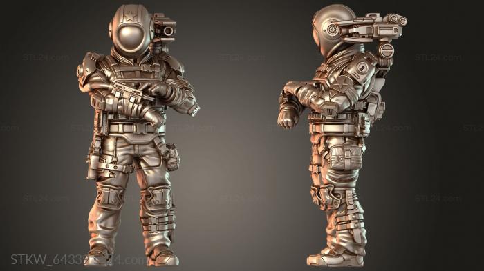 Sci Fi Union Armed Forces Advanced People