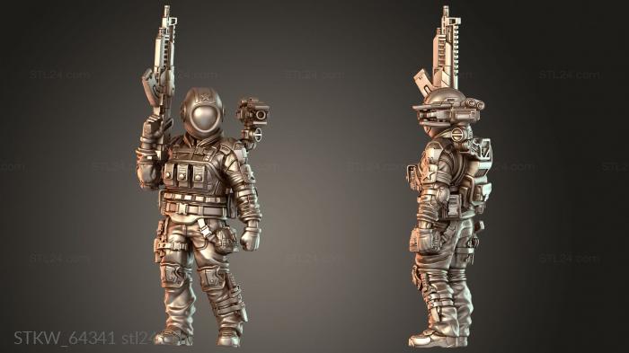 Sci Fi Union Armed Forces Tactical People