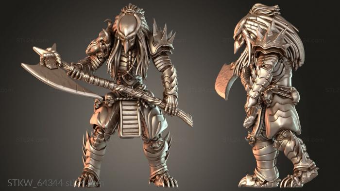 Sci Fi White Crow Clan Great Elder Leader