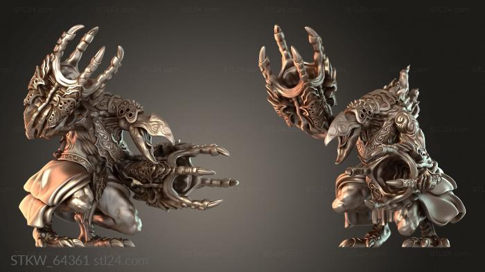 Military figurines (Scorchers Flamers Unleashed, STKW_64361) 3D models for cnc