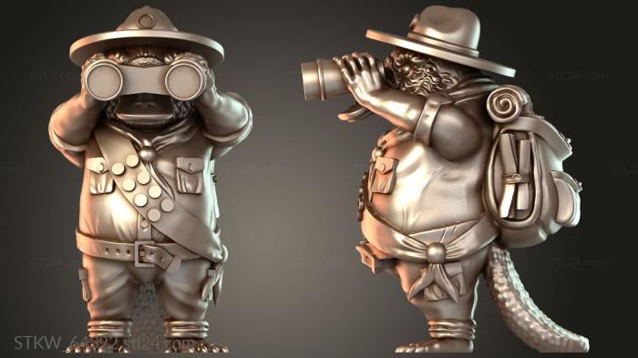 Scout with Binoculars