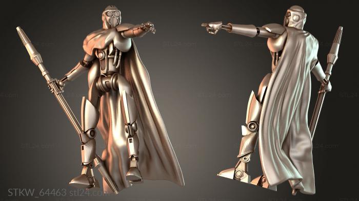 Scythe Guard Droids Cloaked Leader