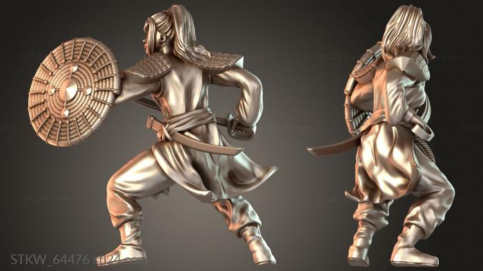 Military figurines (Seas Pirate Dagger, STKW_64476) 3D models for cnc