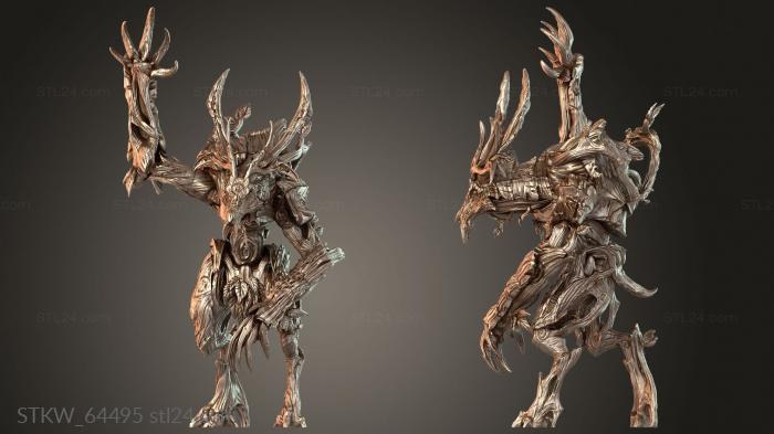 Military figurines (Season Sentinel Claw Knight, STKW_64495) 3D models for cnc