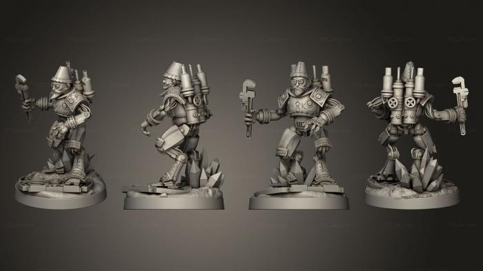 Military figurines (Foundry Quest Autognome, STKW_6454) 3D models for cnc
