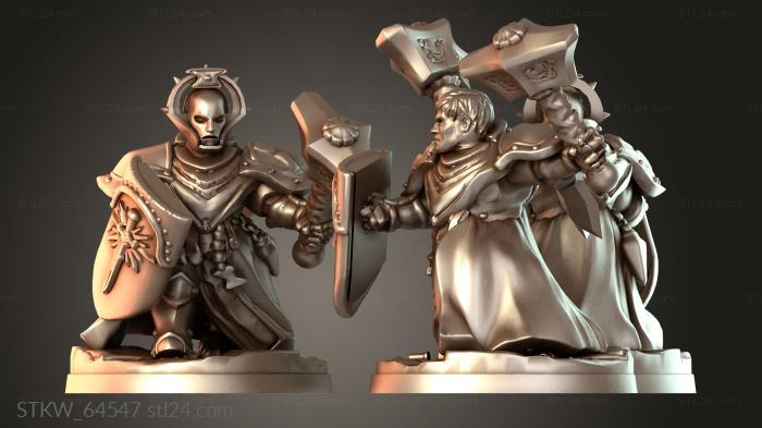 Military figurines (Sequitors Vanguard, STKW_64547) 3D models for cnc