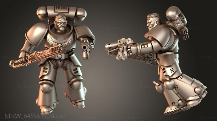 Sergeant with Flame Pistol