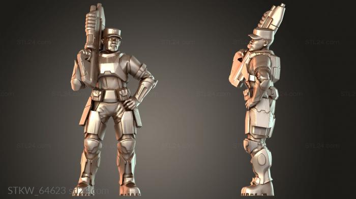 Sergeant Johnson Combat Evolved Halo Marine J