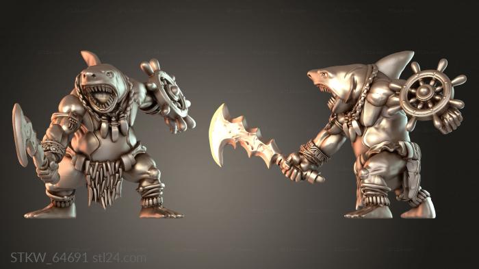 Shark Folk Brute Attack