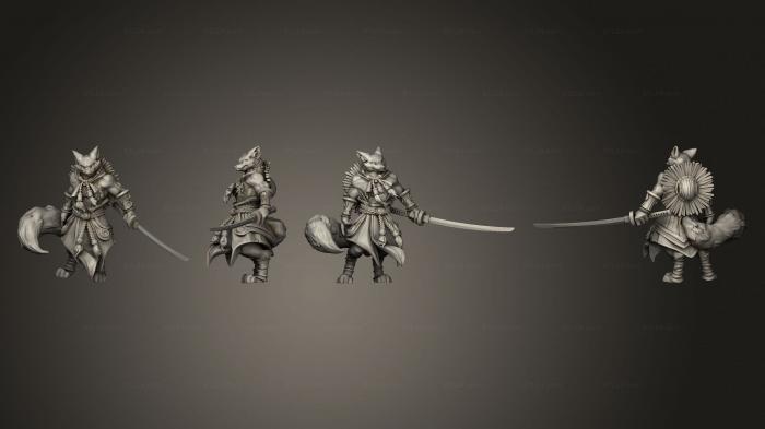 Military figurines (Foxfolk 05, STKW_6476) 3D models for cnc