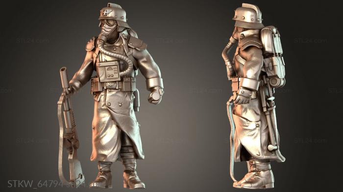 Shovel Soldier at Ease Sgt at
