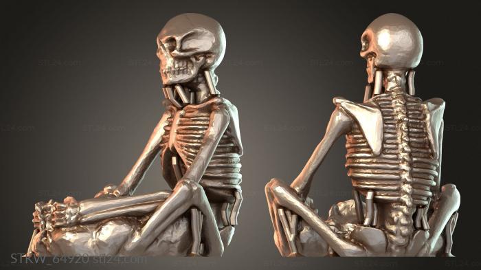 Skeleton Candle Holder KVEL