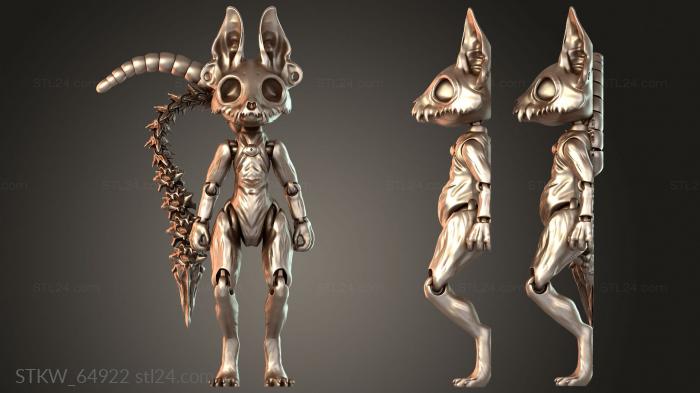 Skeleton Cat for tails