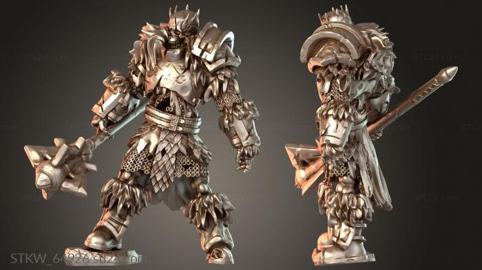 Skeleton Fighter Demon Mace