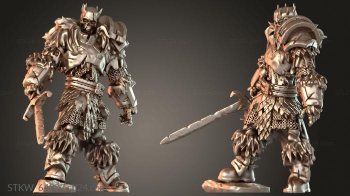 Skeleton Fighter Demon sword