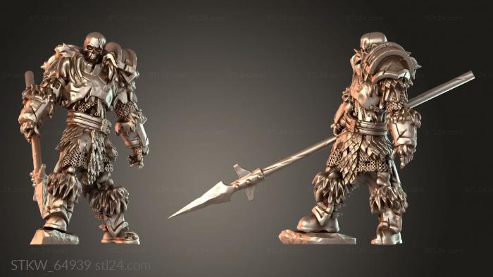 Skeleton Fighter spear
