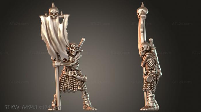 Skeleton Flagbearer