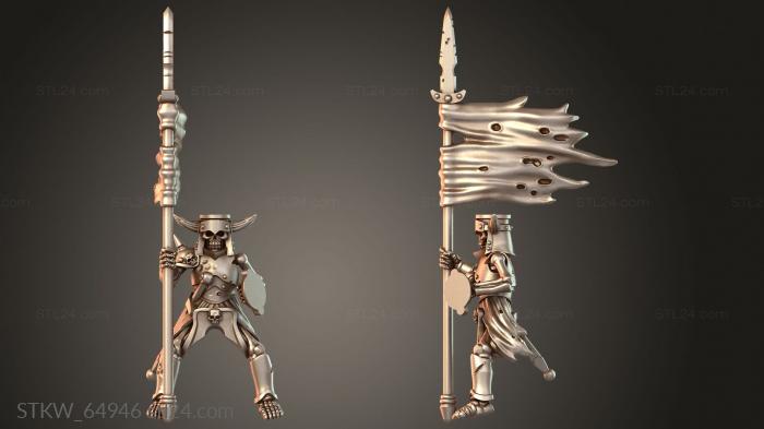 Skeleton Horde Horsemen Bearer
