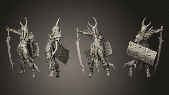 Military figurines (Frost thralls A base 003, STKW_6495) 3D models for cnc