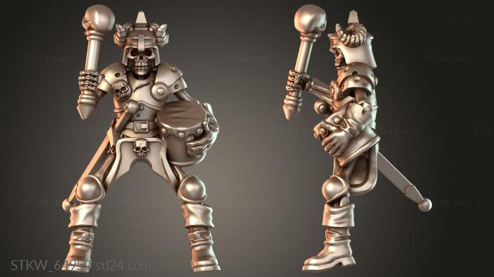 Skeleton Horde Horsemen Musician