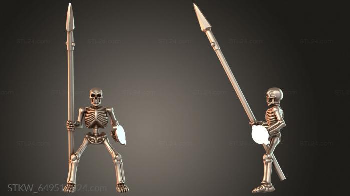 Skeleton Horde Horsemen Rider