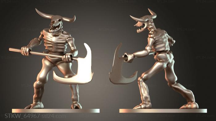 Skeleton Minotaur