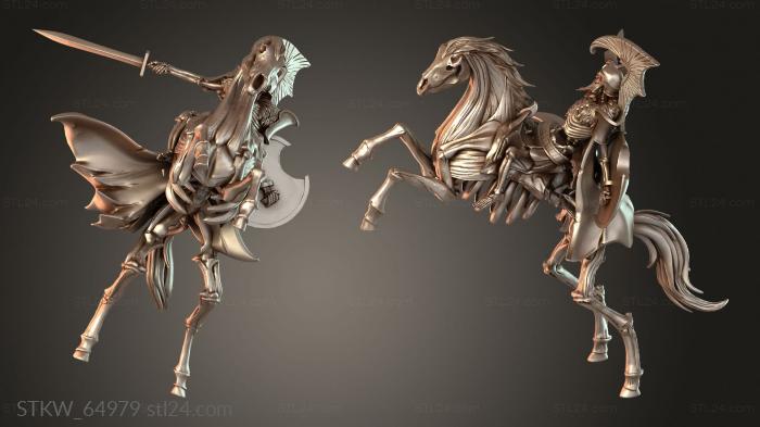 Skeleton on Horse Boss