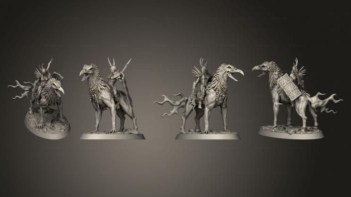 Military figurines (Frost Thralls on Death Griffins 01, STKW_6498) 3D models for cnc