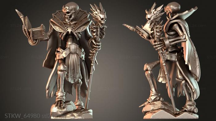 Skeleton Orc Warlock Book