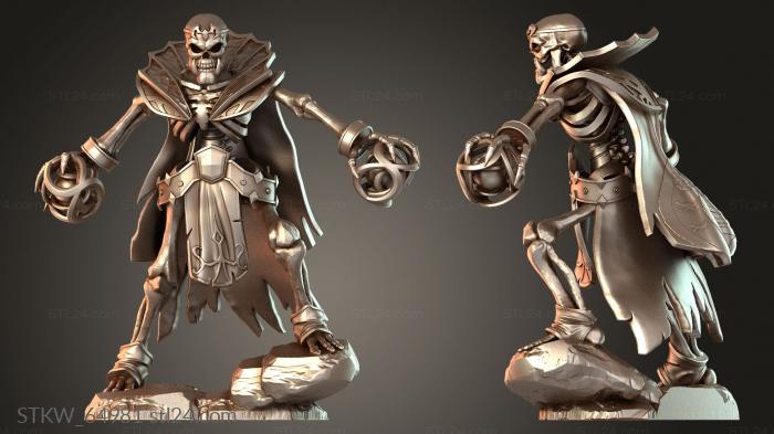Skeleton Orc Warlock Magic