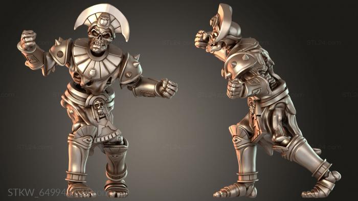 Military figurines (Skeleton Silent Tracker, STKW_64994) 3D models for cnc