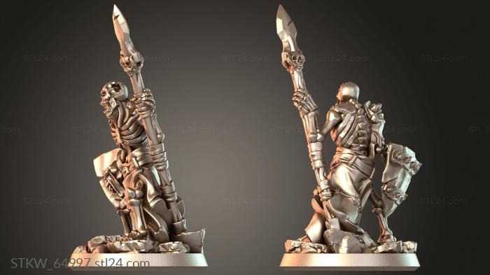Skeleton spear
