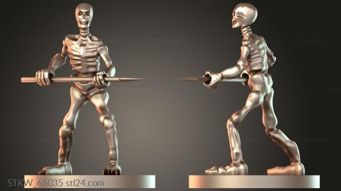 Skeleton with Spear